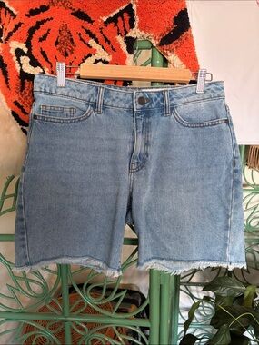 Classic Light/Med Blue Denim Women’s Shorts by Noisy May